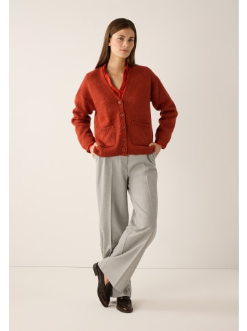 More & More klassische Businessbluse in chilli orange