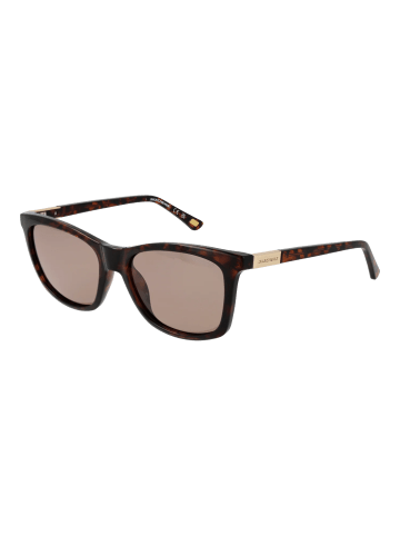 Skechers Frauen Sonnenbrille Rechtwinklig Braun