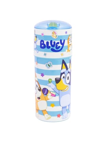 Bluey Wasserflasche 350ml aus Kunststoff mit Klapp-Trinköffnung