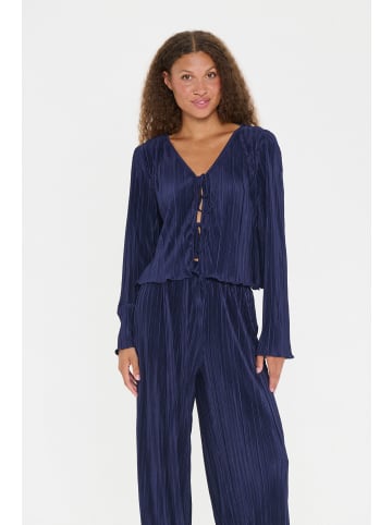 SAINT TROPEZ Strickjacke ZuniSZ Gerade Passform in Eclipse