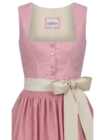 Nübler Midi Dirndl Gina in Rosa