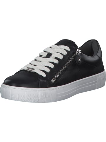 DOCKERS Schnürschuhe in schwarz/weiss