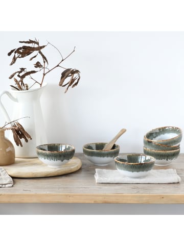 CreaTable 6 er-Set 21818 Cascade Dip-Schalen Set in Stein