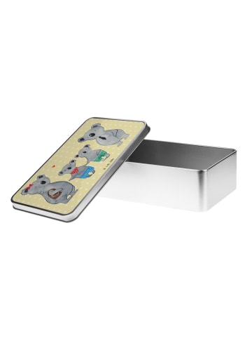 Mr. & Mrs. Panda Geschenkbox Koala Familie zwei ohne Spruch in Gelb Pastell