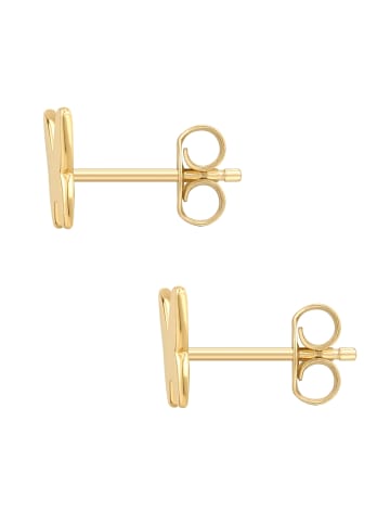 Rafaela Donata Ohrringe Schmetterling aus Sterling Silber in gelbgold