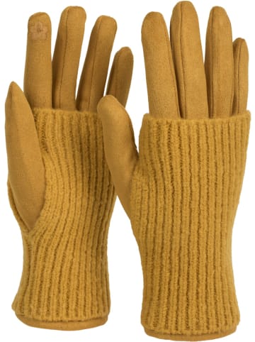 styleBREAKER Touchscreen Handschuhe in Curry