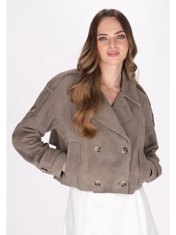 DreiMaster Vintage Women Jacket in taupe grey