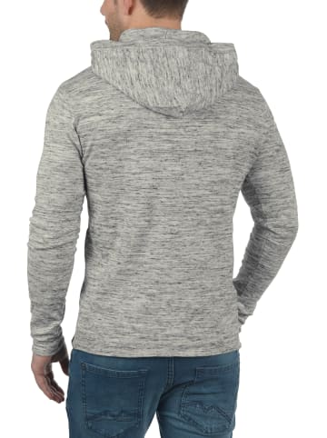 BLEND Kapuzenpullover BHXing 20702651ME Strickpulli mit aufgerollten Säumen in Grau