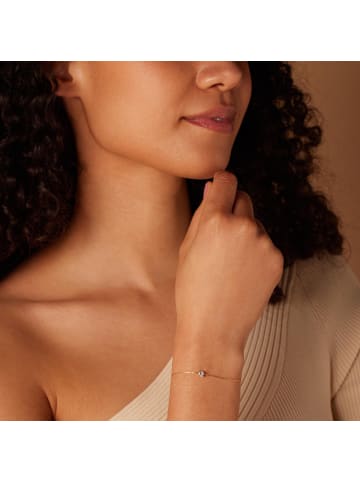 Lucardi 585 Gold Armband  Quadratisch