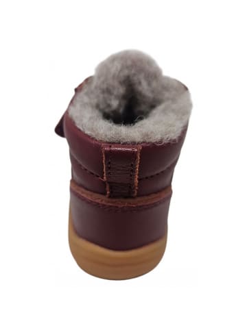 bisgaard Klettschuh Barefoot Becky TEX in Rot