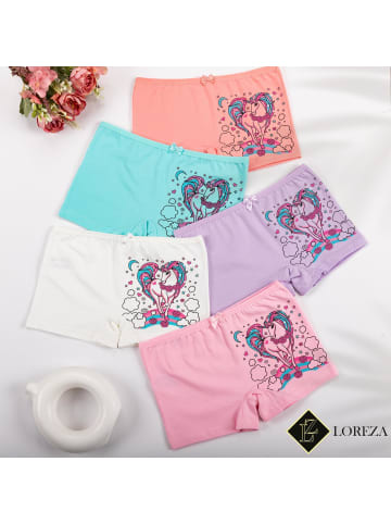 LOREZA 10er Set Pantys - Unicorn - Bunt