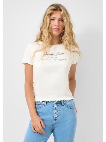 QS T-Shirt in 03D0_creme