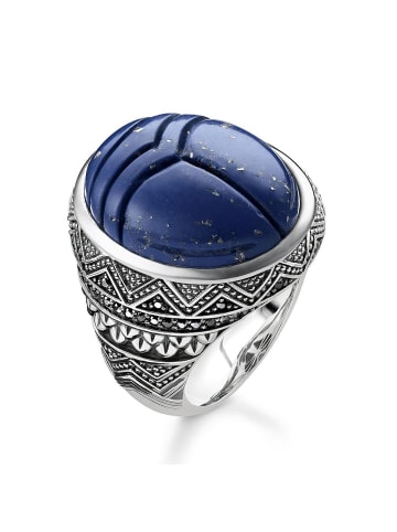 Thomas Sabo Ring "blauer Skarabäus" in Silber