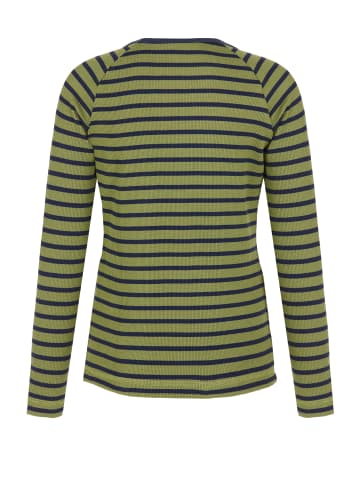 elkline Kinder Longsleeve Jumper in avocado - blueshadow