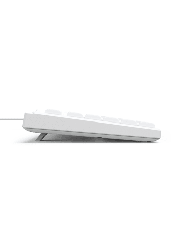 Hama USB-Tastatur CK-200, kabelgebunden, Weiß, QWERTZ