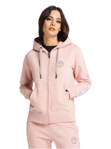 Carlo Colucci Kapuzensweatjacke Cattaruzza in Rosa