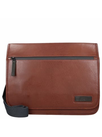 Jost Malmö - Umhängetasche L 15" 38 cm in cognac