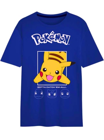 Pokémon 2er-Set: T-Shirt Pokémon Pikachu in Blau-Schwarz