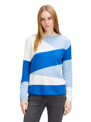 Betty Barclay Feinstrickpullover mit Color Blocking in Patch Blue/Light Blue