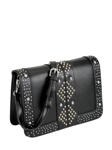 collezione alessandro Umhängetasche " Rockie " in schwarz