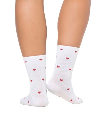 Ulla Popken Socken in schneeweiß