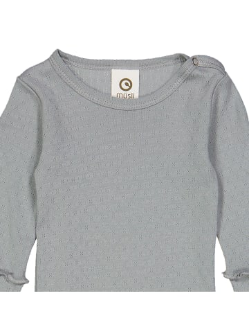 müsli Langarmbody 1582070700 in blau