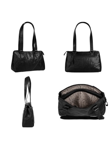 SPIKES & SPARROW Handtasche in schwarz
