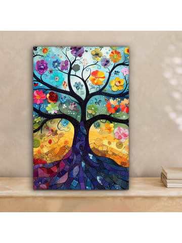 MuchoWow Poster mit Leiste Blumenbaum  (BxH)