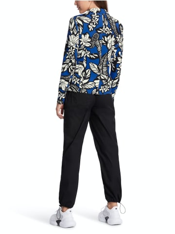 MARC CAIN Jerseyblazer mit Alloverprint in Blau