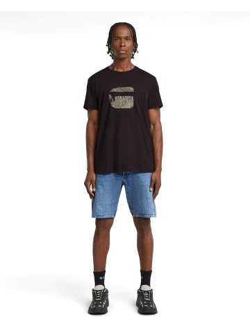 G-Star Raw Finger Print Burger T-Shirt dk black