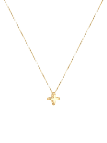 Elli Halskette 925 Sterling Silber Kreuz in Gold