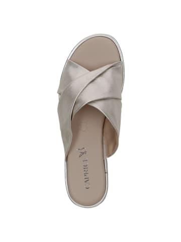 Caprice Pantolette in PLATIN METAL.