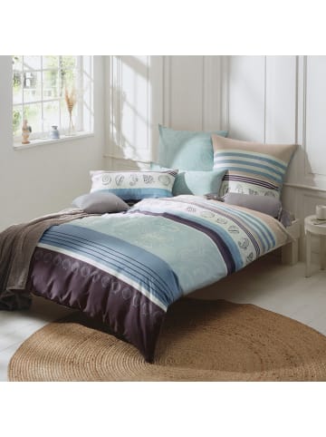 Erwin Müller Mako-Satin Bettwäsche in blau