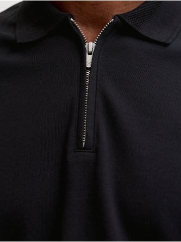 JACK & JONES PLUS Poloshirt in Black