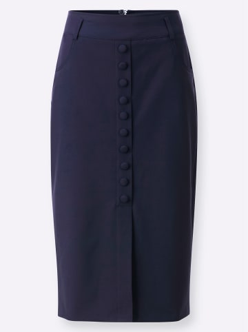 Heine Bleistiftrock in marine