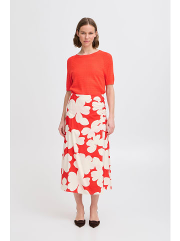 b. young Strickpullover BYOMANJA Regular fit in Flame Scarlet