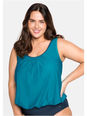 sheego Tankini-Top in karibikblau