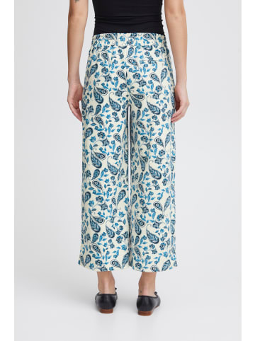ICHI Casual Hose IHKATE Regular fit in Baleine Blue Aop