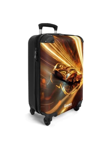 NoBoringSuitCases Suitcase, Handgepäck, Koffer, Reisekoffer Sportwagen gold