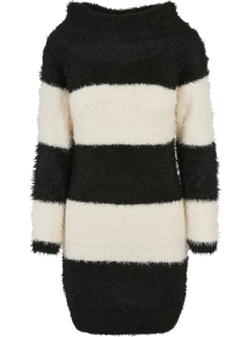 Urban Classics Day Dress in black/whitesand