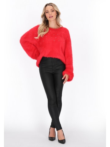 faina Women Sweater in red