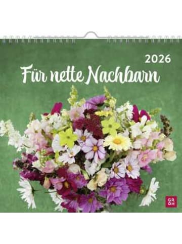 Groh Kalender - Wandkalender 2026: Für nette Nachbarn