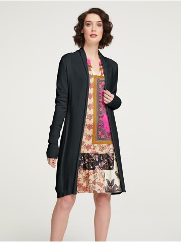 Heine Long-Strickjacke in schwarz