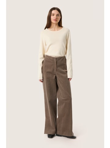 Soaked in Luxury Casual Hose SLHelle Gerade Passform in Morel