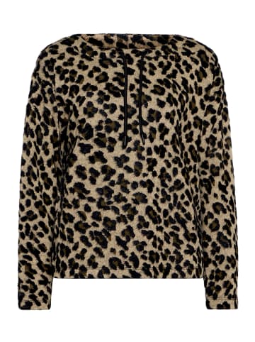 Betty Barclay Sweatshirt mit Kordelzug in Brown/Black