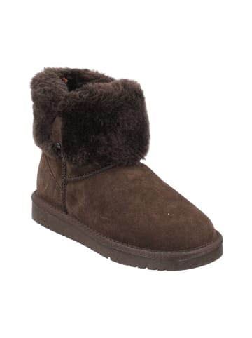 BIOSOFT Winterstiefel Fluffy Bootleg in Chocolate