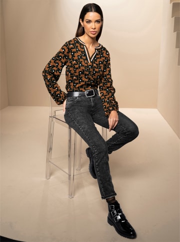 Heine Push-up-Jeans in black denim