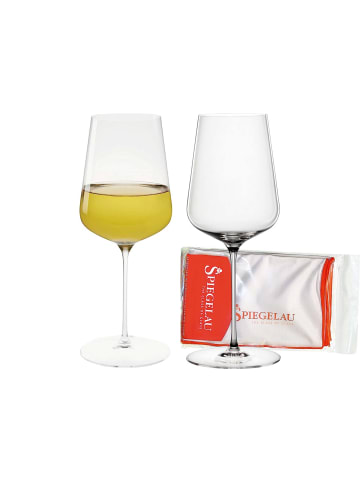 Spiegelau 2er Set Universalgläser + Poliertuch Definition in 550 ml in transparent