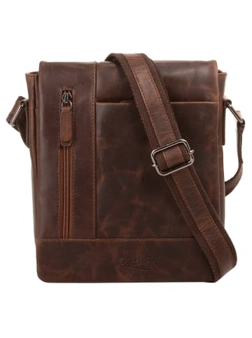 X-ZONE Umhängetasche in cognac