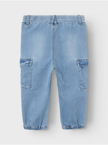 name it Cargojeans NMMBEN BAGGY in medium blue denim